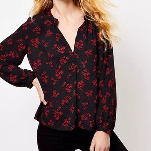 XS Split Neck Blouse
